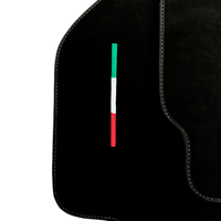 Alcantara Black Floor Mats For Ferrari 458 Speciale (2012-2015) Italian Edition