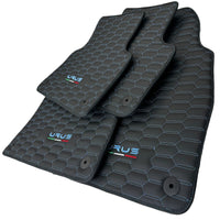 Leather Floor Mats for Lamborghini Urus with Blue Stitching - AutoWin