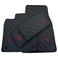 Leather Floor Mats For Porsche Taycan 4S (2019-2023) - AutoWin