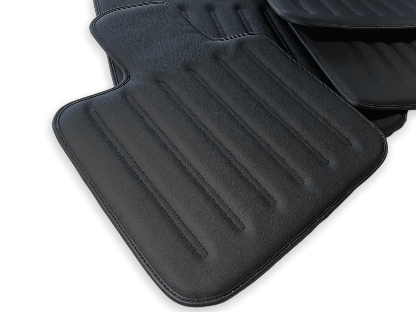Leather Floor Mats For Rolls Royce Spectre (2023-2024) Black - AutoWin