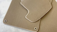 Beige Floor Mats for Porsche Taycan (2020-2023)