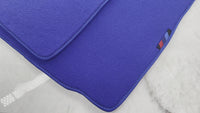Blue Floor Mats For BMW Z4 Series E89 With M Package