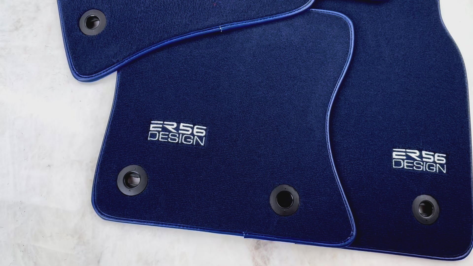 Dark Blue Floor Mats for Jaguar E-Pace (2021-2024) Plug-in Hybrid - ER56 Design