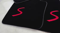Black Floor Mats for Mini Cooper / One R53 (2001-2007) Cooper S