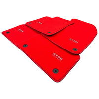 Red Floor Mats for A7 - C8 (2018-2023) | ER56 Design - AutoWin