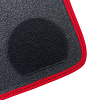 Red Floor Mats For BMW 5 Series F10 With M Package AutoWin Brand - AutoWin