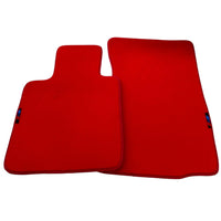 Red Floor Mats For BMW Z4 Series E86 Coupe (2003-2008) With M Package AutoWin Brand - AutoWin