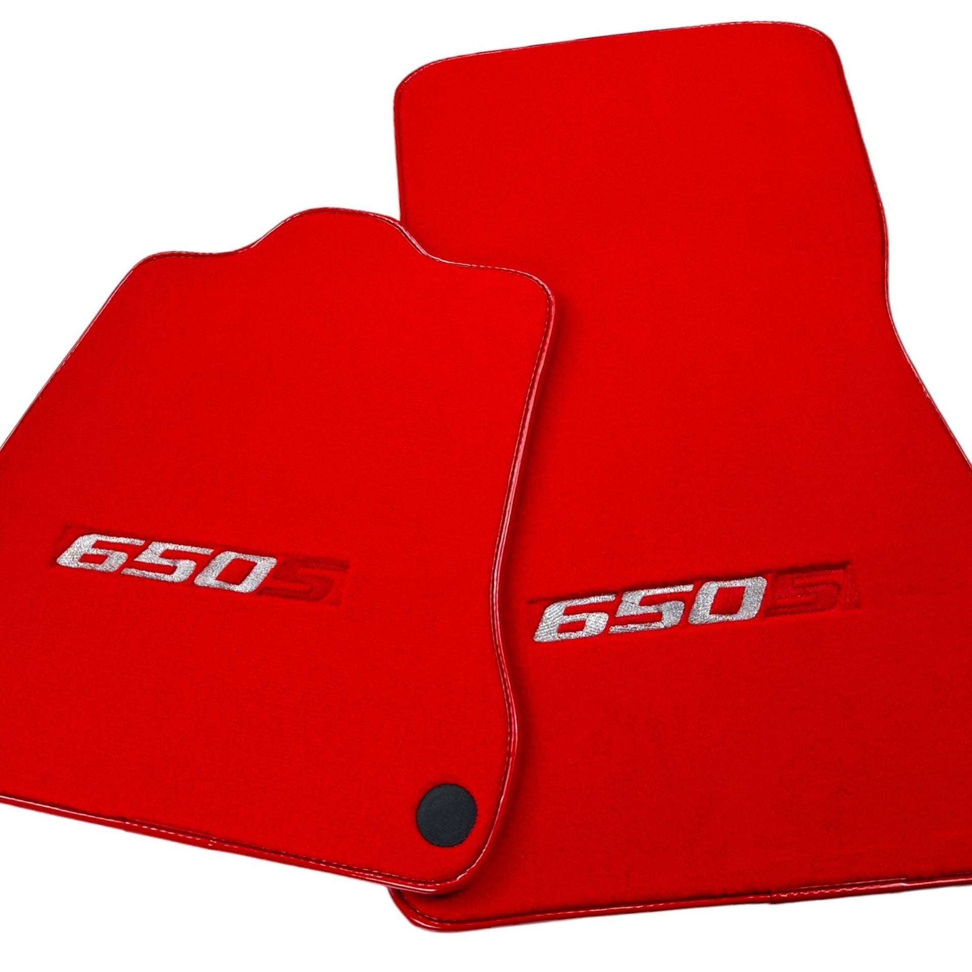 Red Floor Mats For McLaren 650S Tailored - AutoWin