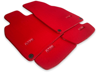Red Floor Mats for Porsche Cayenne (2003-2010) | ER56 Design - AutoWin