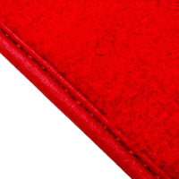 Red Floor Mats for Tesla Model 3 (2017-2023) with Red Trim - AutoWin