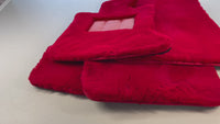 Red Sheepskin Floor Mats For Rolls Royce Phantom VIII (2017-2024) ER56 Design Brand