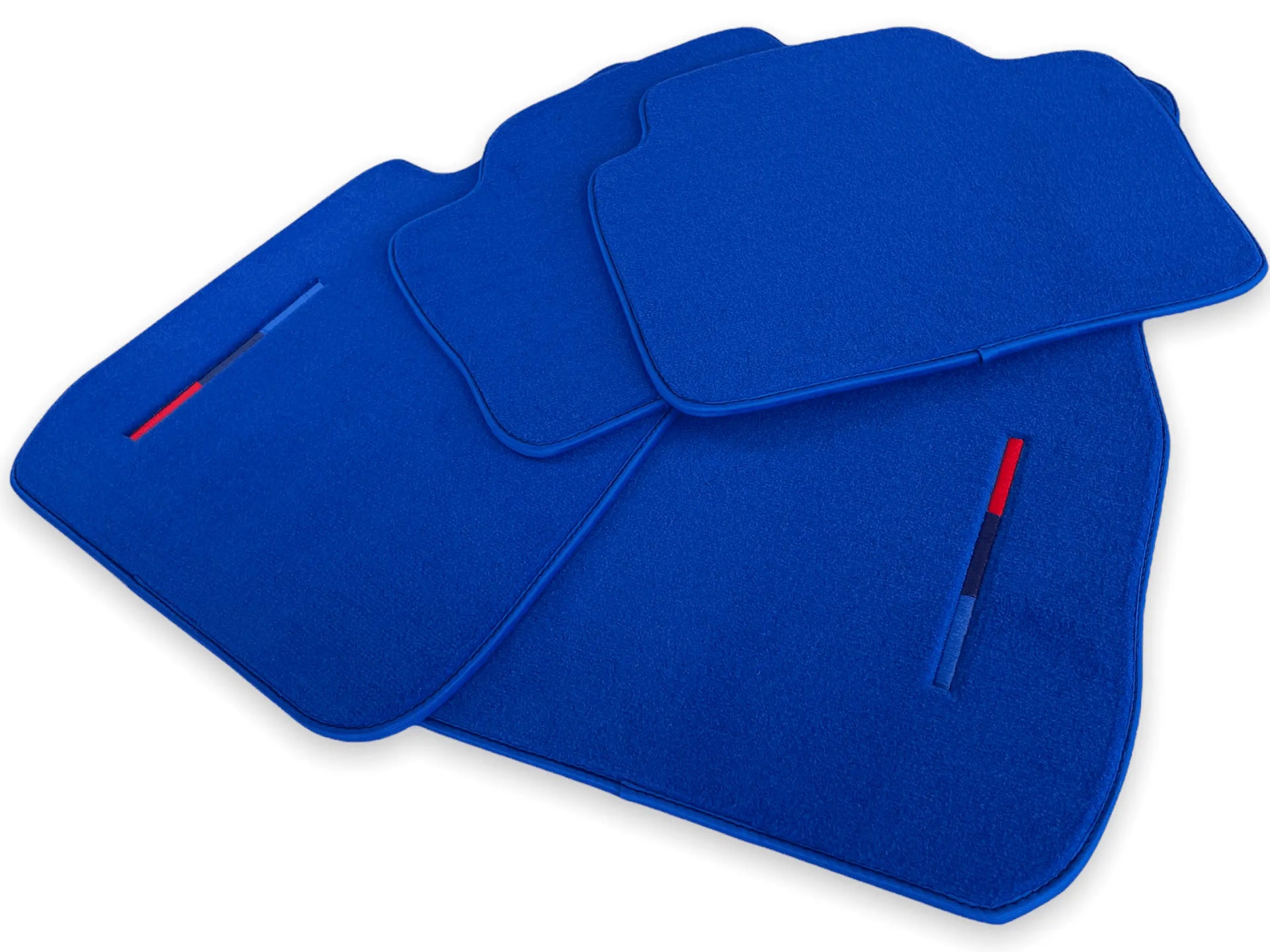 Blue Floor Mats For BMW M3 F80 Series With M Package - AutoWin