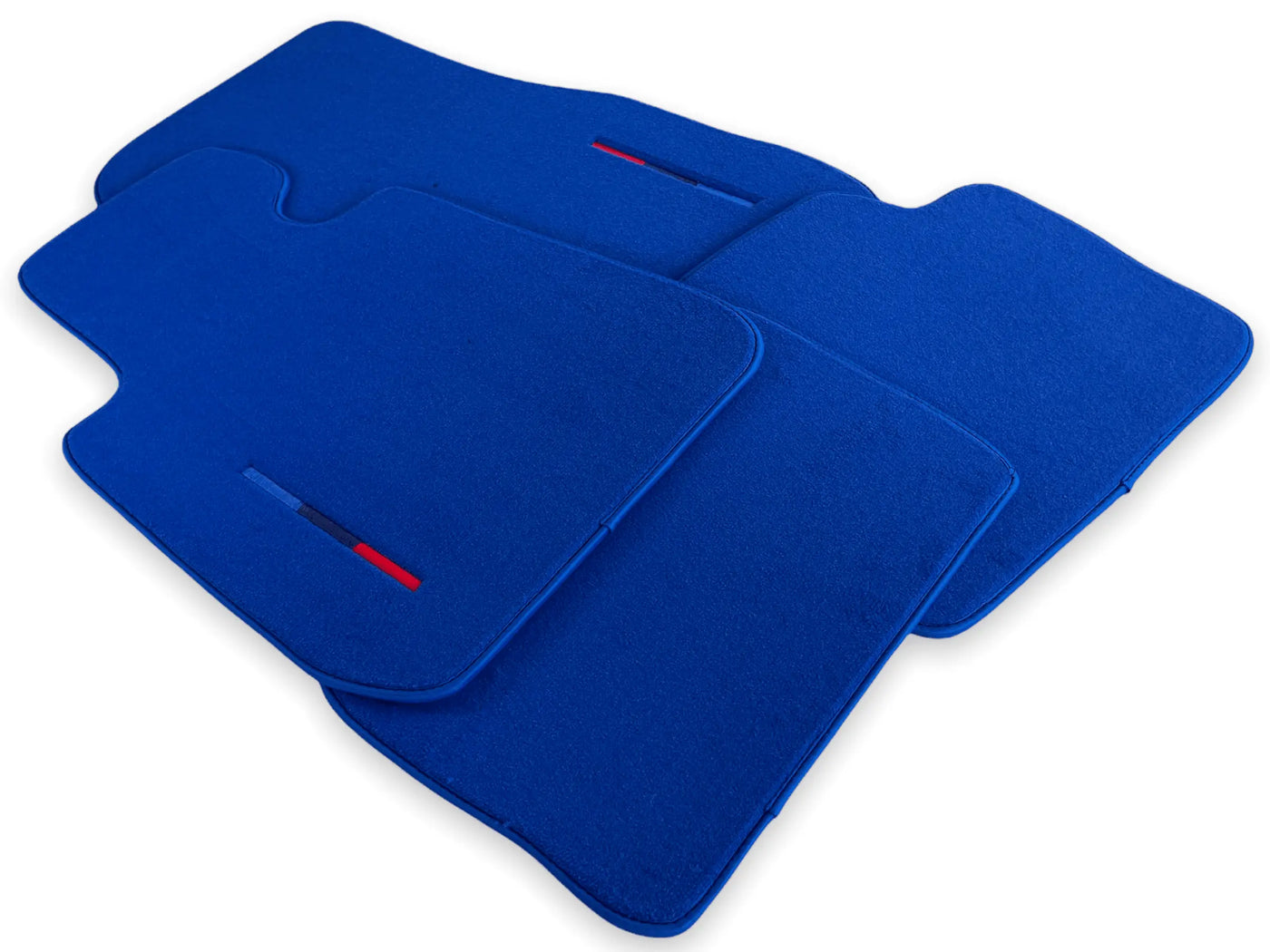 Blue Floor Mats For BMW M3 F80 Series With M Package - AutoWin