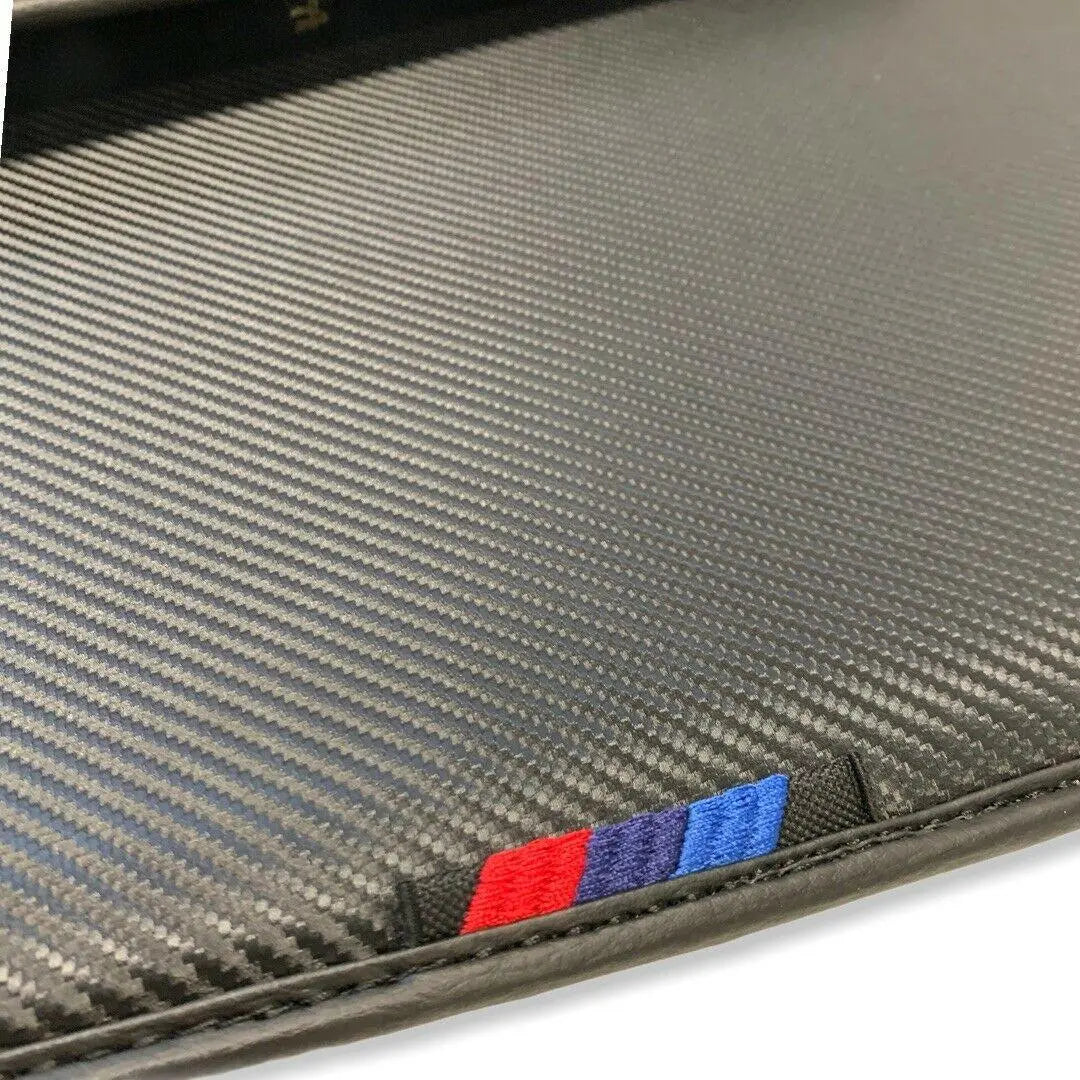 Floor Mats For BMW 2 Series F45 Autowin Brand Carbon Fiber Leather - AutoWin