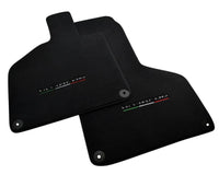 Floor Mats for Lamborghini Huracan With Italian Flag and Huracan Logo - AutoWin