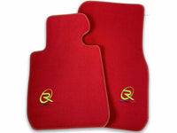 Red Floor Mats For BMW 3 Series E93 LCI ROVBUT Brand Tailored Set Perfect Fit Green SNIP Collection - AutoWin