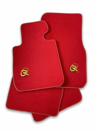 Red Floor Mats For BMW 3 Series F34 GT (2013-2020) ROVBUT Brand Tailored Set Perfect Fit Green SNIP Collection - AutoWin