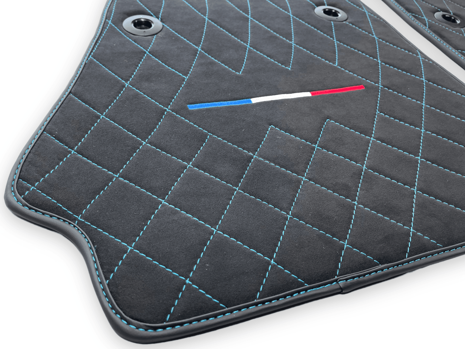 Alcantara Leather Floor Mats For Bugatti Chiron Limited Edition - AutoWin