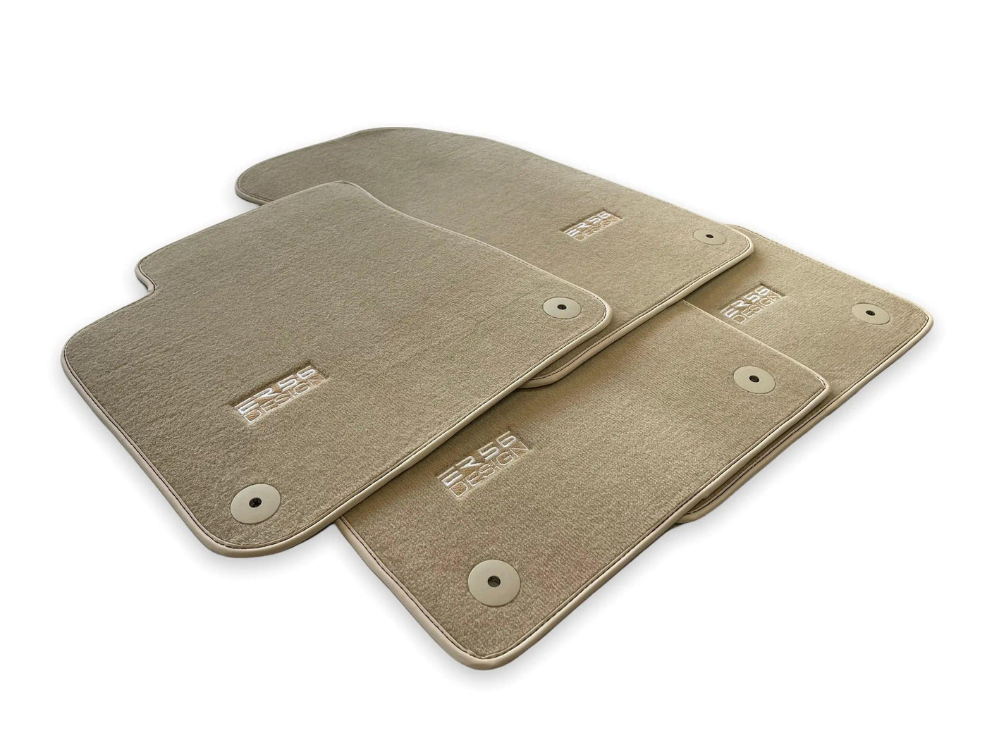 Beige Floor Mats for Audi A3 - 3-door Hatchback (1996-2000) | ER56 Design - AutoWin