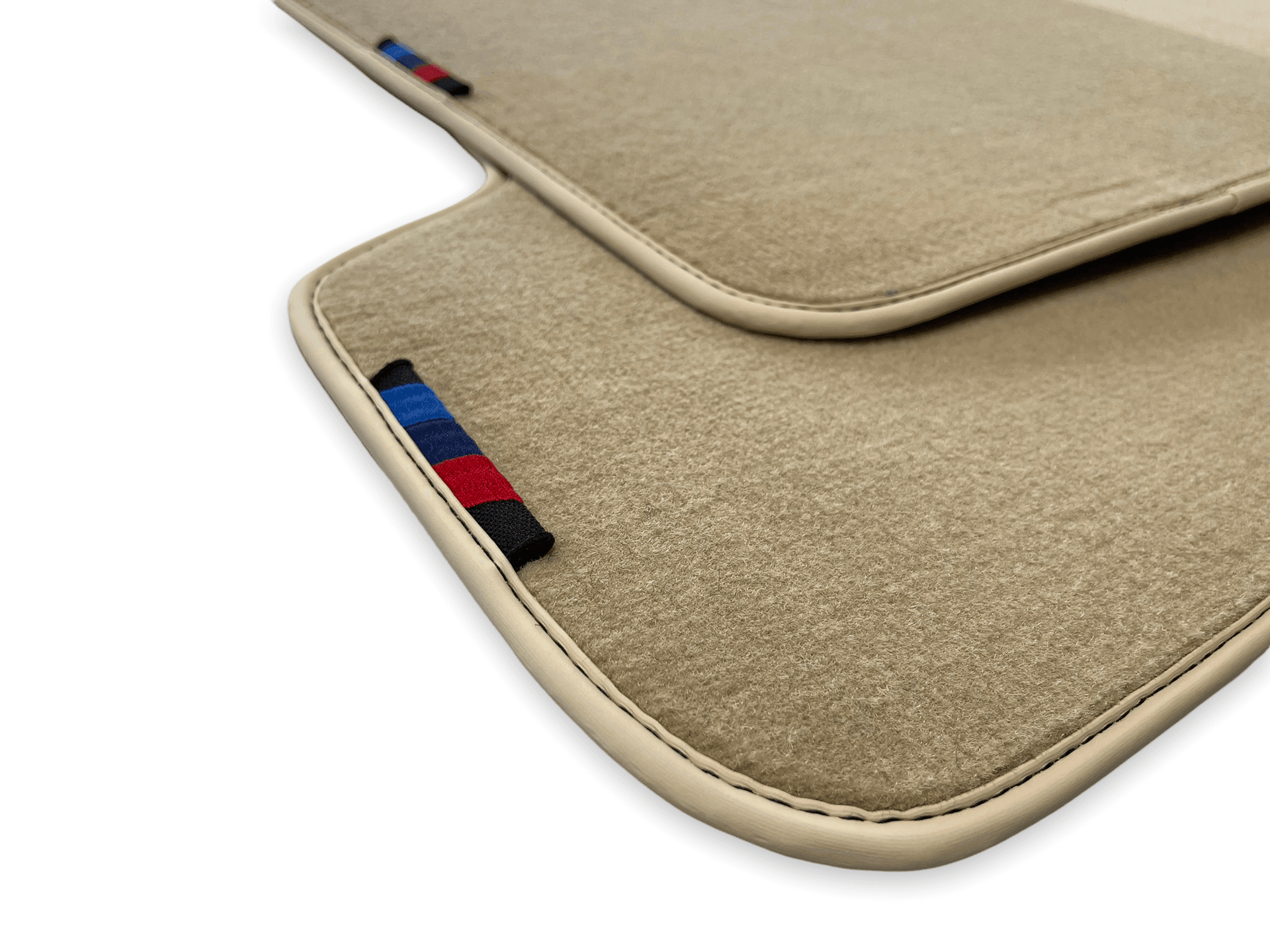 Beige Floor Mats For BMW 1 Series E81 With M Package - AutoWin