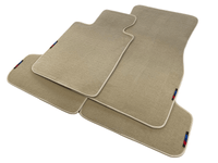 Beige Floor Mats For BMW 8 Series Gran Coupe G16 With M Package AutoWin Brand - AutoWin