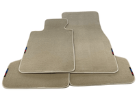 Beige Floor Mats For BMW X3 Series G01 With M Package - AutoWin