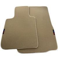 Beige Floor Mats For BMW Z4 Series E85 Convertible (2003-2008) With M Package - AutoWin
