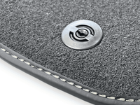 Beige Floor Mats For Ferrari 812 Superfast With Alcantara Leather - AutoWin