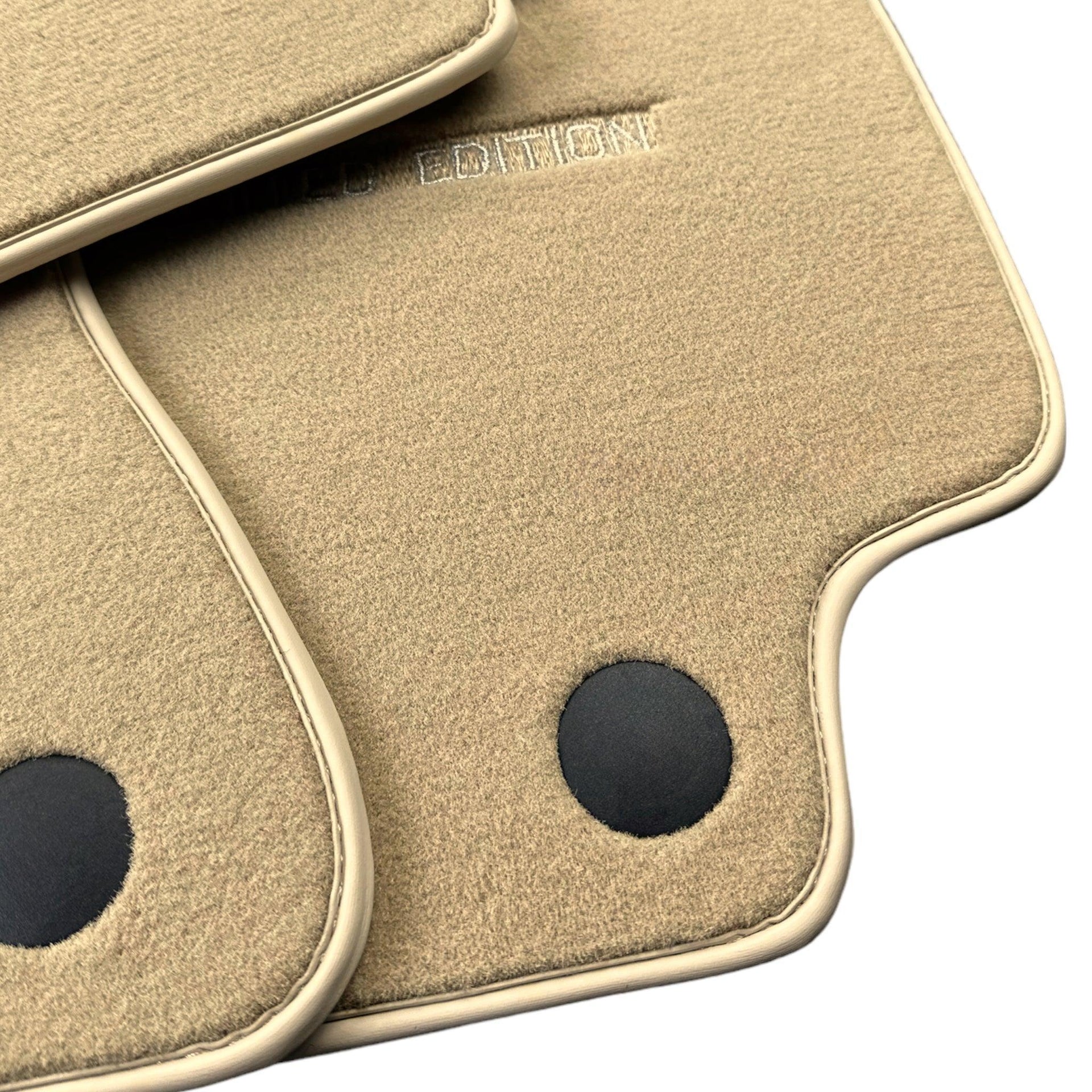Beige Floor Mats For Mercedes Benz EQC-Class N293 (2019-2023) | Limited Edition - AutoWin