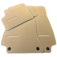 Beige Floor Mats For Mercedes Benz GLC-Class X253 SUV (2019-2023) Hybrid | Limited Edition - AutoWin