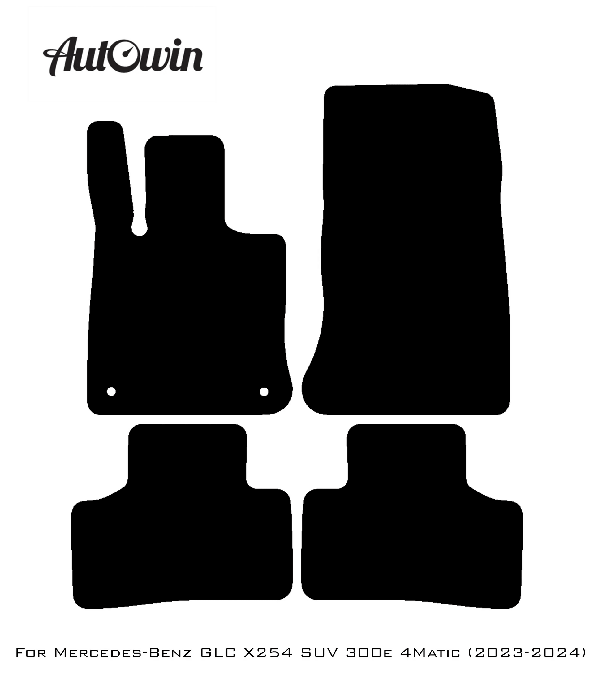 Beige Floor Mats For Mercedes Benz GLC-Class X254 SUV 300e 4Matic (2023-2024) | Limited Edition - AutoWin