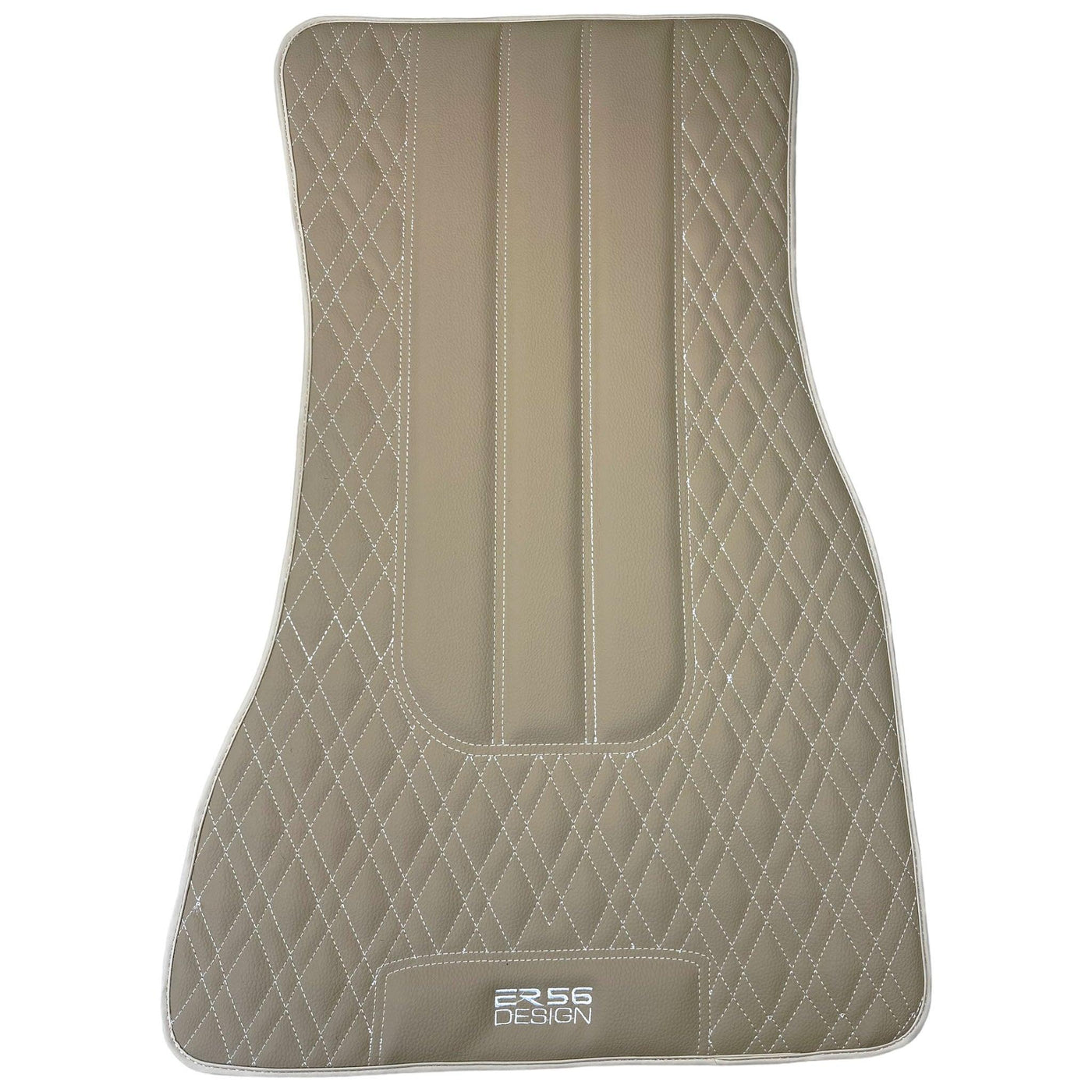 Beige Leather Floor Mats For BMW 3 Series E36 4-door Sedan - AutoWin