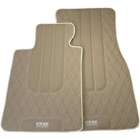 Beige Leather Floor Mats For BMW X6M Series F86 - AutoWin