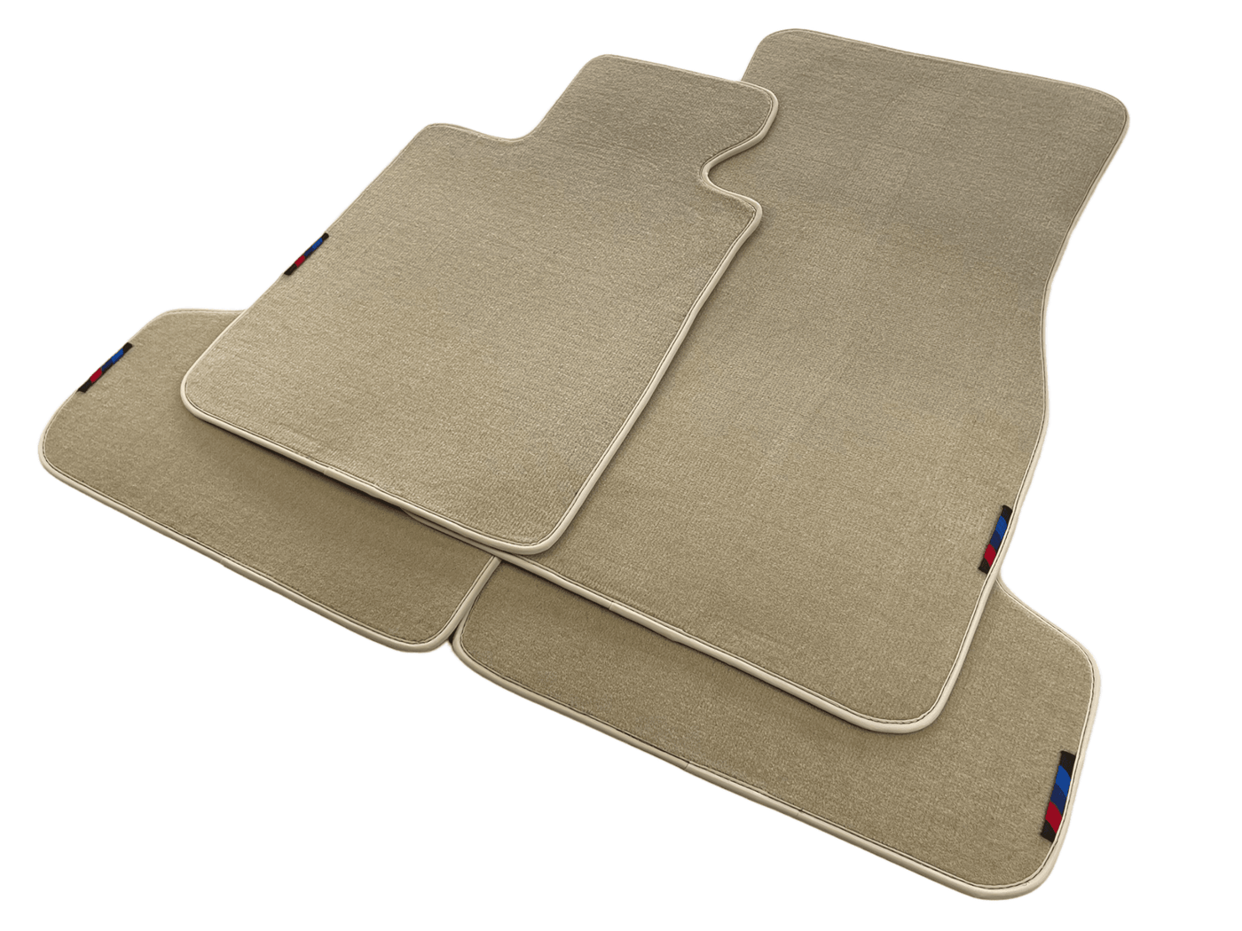 Beige Mats For BMW M3 E92 With M Package - AutoWin