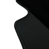 Black Floor Mats for Audi A6 - C5 Avant Facelift (2002-2004) | Fighter Jet Edition - AutoWin