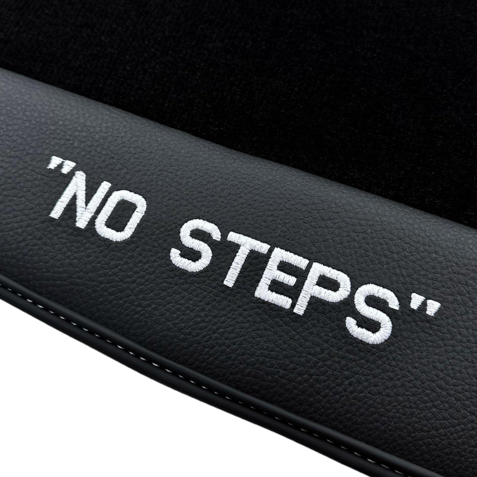 Black Floor Mats for Audi A6 - C5 Avant Facelift (2002-2004) | No Steps - AutoWin