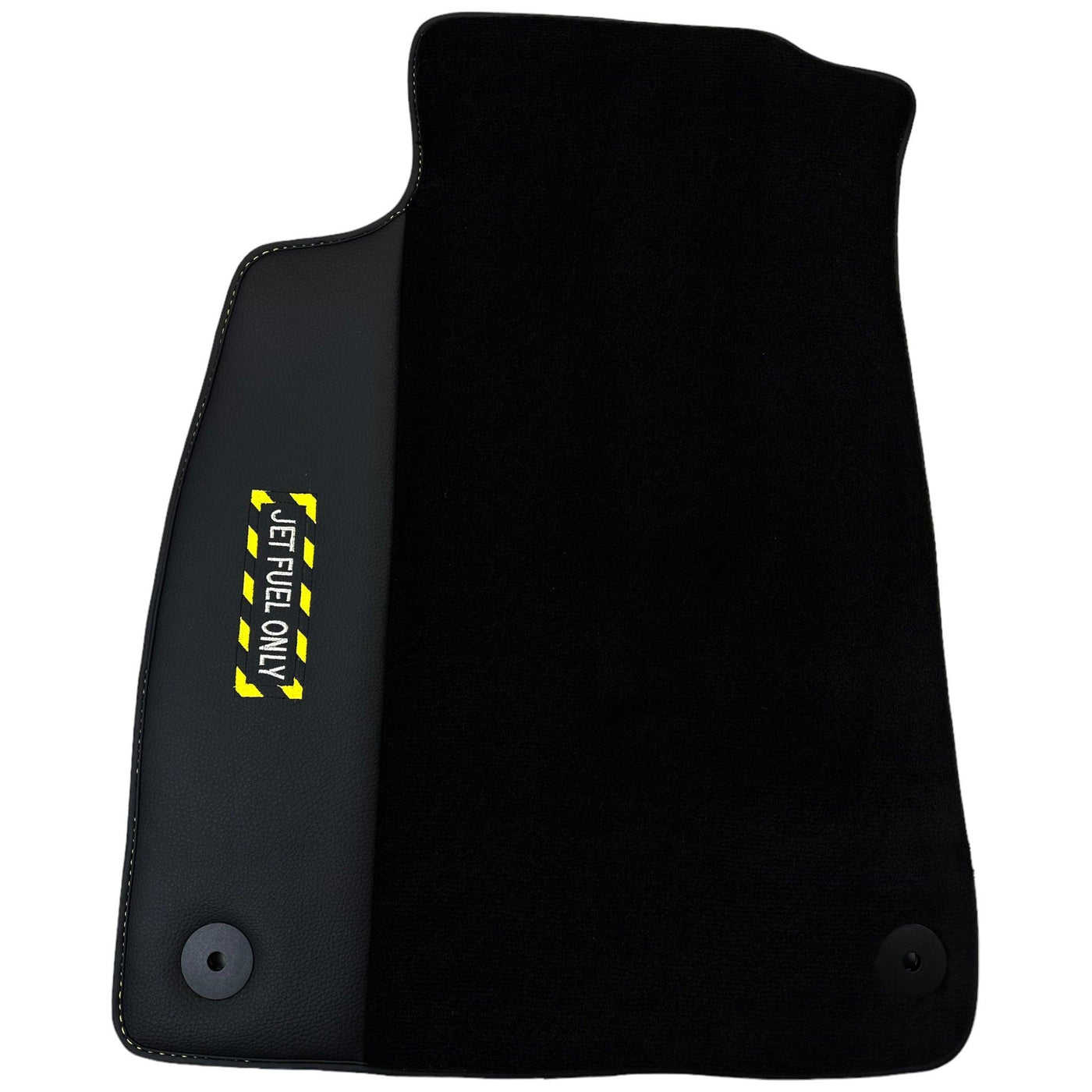 Black Floor Mats for Audi A6 - C6 Allroad Quattro (2006-2008) | Fighter Jet Edition - AutoWin