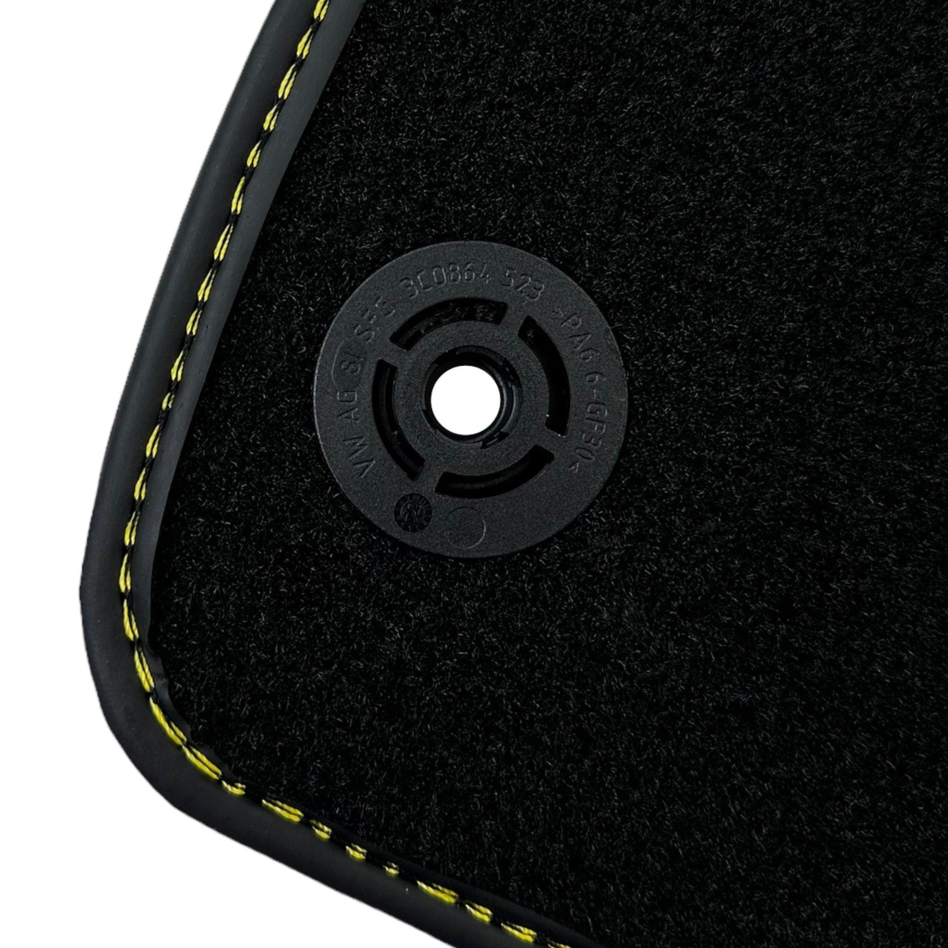 Black Floor Mats for Audi A6 - C6 Allroad Quattro Facelift (2008-2011) | Fighter Jet Edition - AutoWin