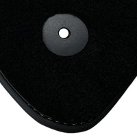 Black Floor Mats for Audi A6 - C6 Allroad Quattro Long (2006-2008) | Fighter Jet Edition - AutoWin