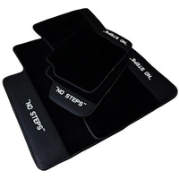 Black Floor Mats For BMW 3 Series E46 Coupe No Steps Edition - AutoWin