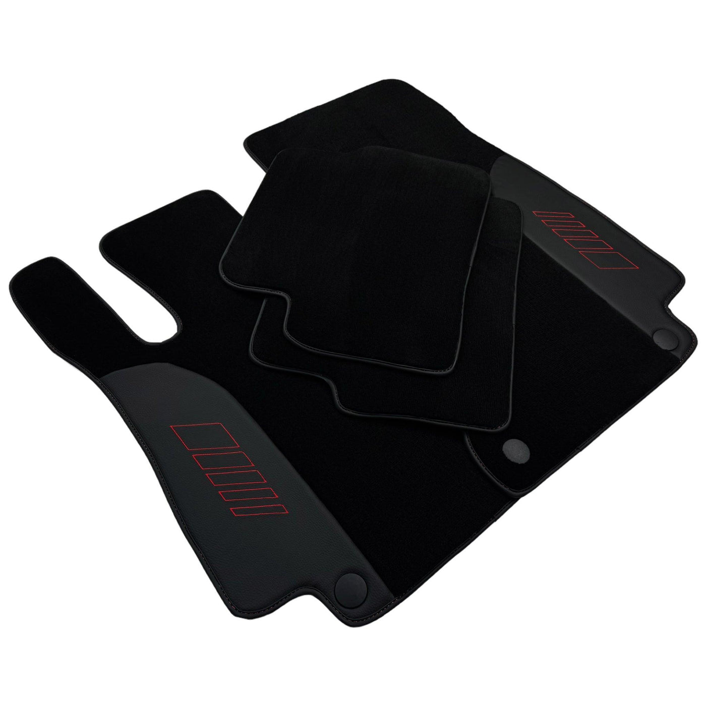 Black Floor Mats For Mercedes Benz E-Class W210 Sedan 4Matic (1995-2002) | AutoWin Edition - AutoWin