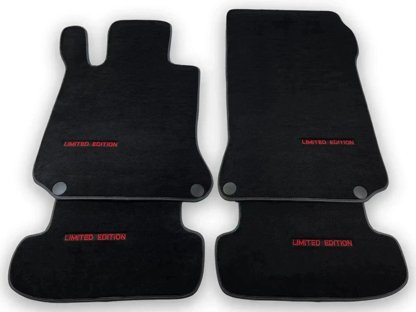 Black Floor Mats For Mercedes Benz GLE-Class V167 Allrounder - 5 Seats (2019-2023) | Fighter Jet Edition - AutoWin