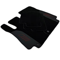 Black Floor Mats For Mercedes Benz GLS-Class X167 (2019-2023) | AutoWin Edition - AutoWin