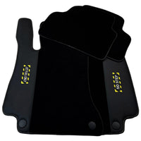 Black Floor Mats For Mercedes Benz GLS-Class X167 (2019-2023) | Fighter Jet Edition - AutoWin
