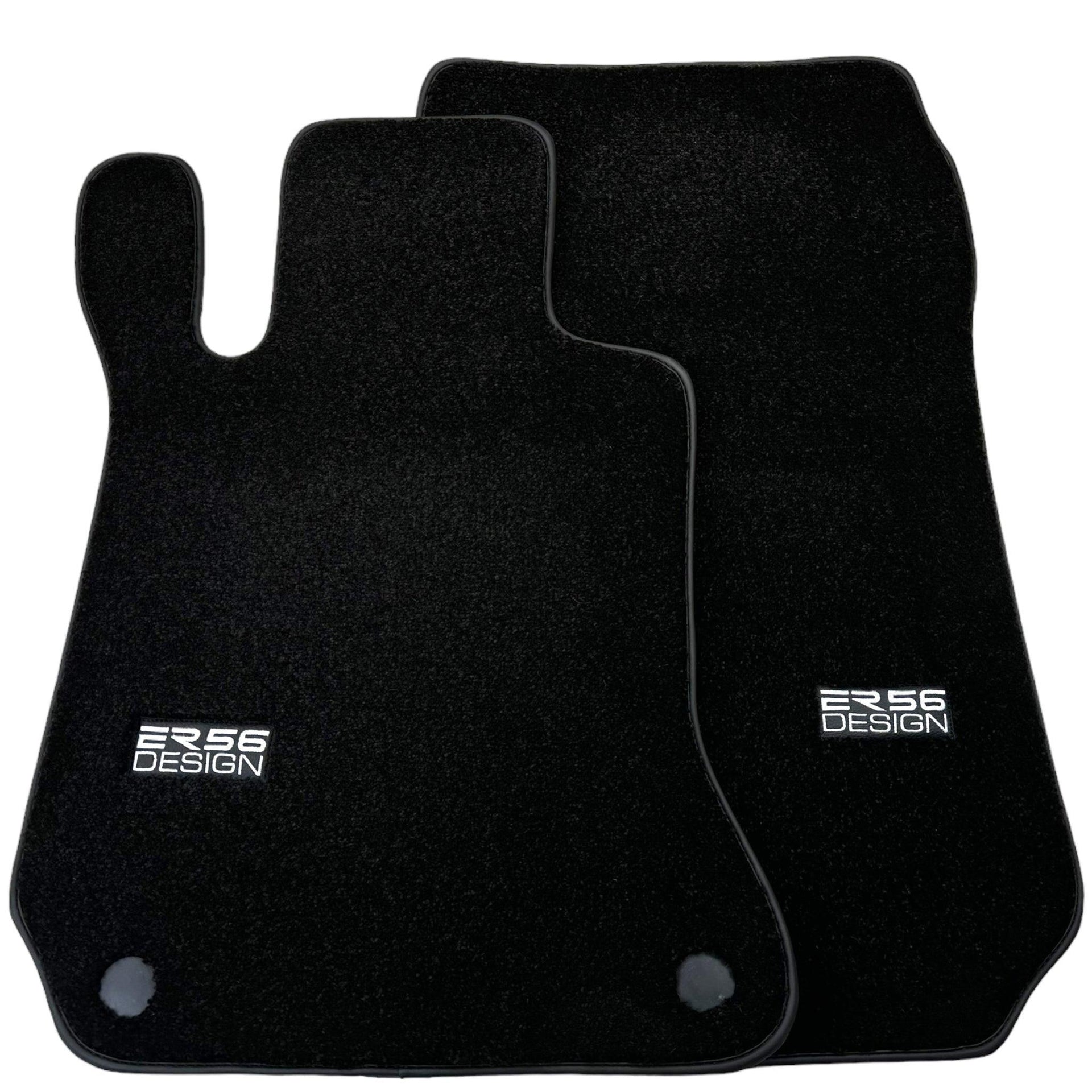 Black Luxury Floor Mats For Mercedes Benz E-Class W211 Sedan (2002-2009) | ER56 Design - AutoWin