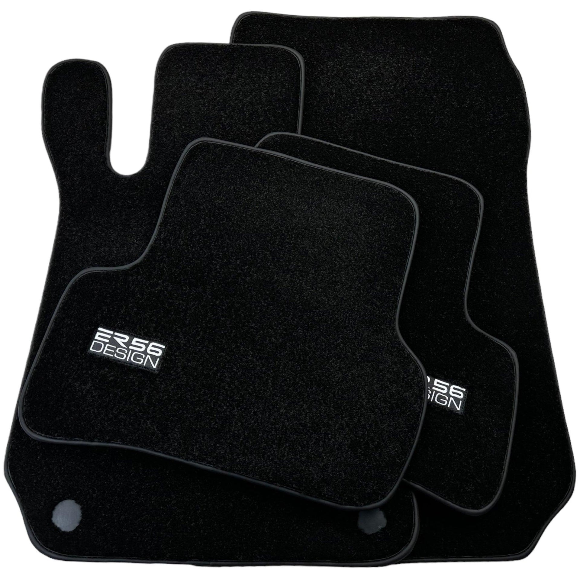 Black Luxury Floor Mats For Mercedes Benz GLB-Class X247 (2020-2023) | ER56 Design - AutoWin