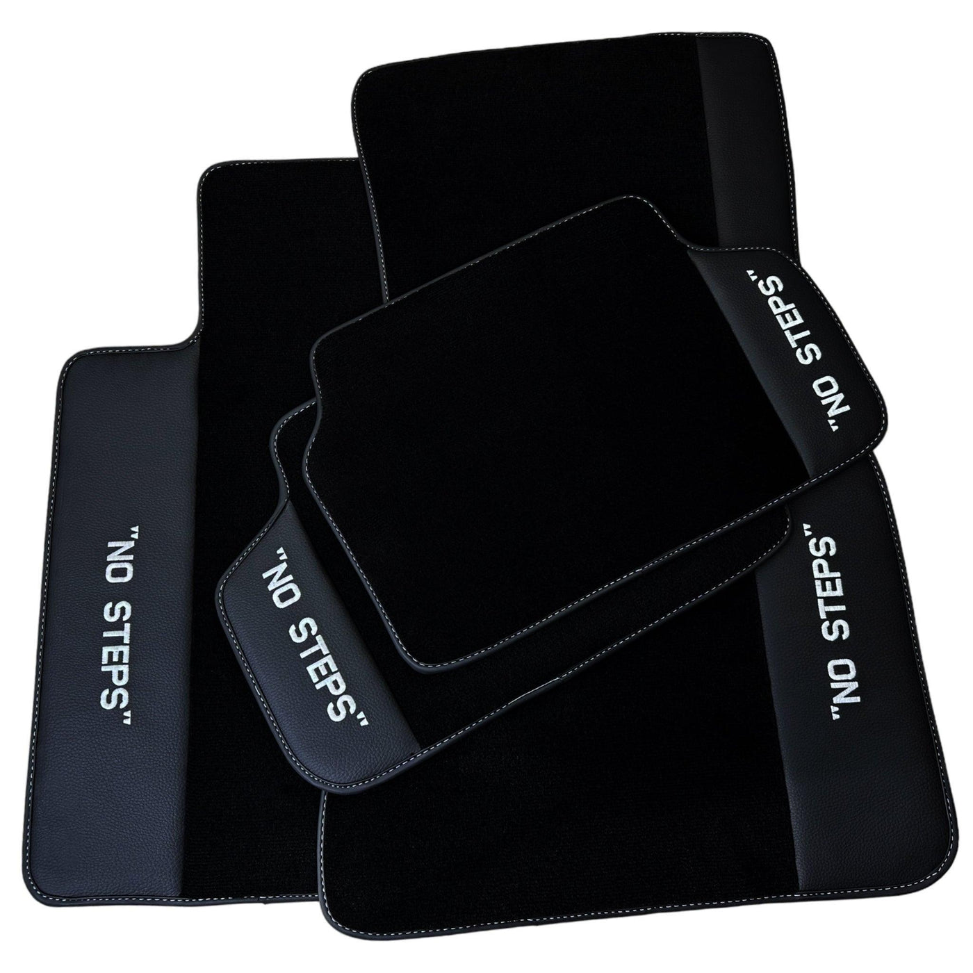 Black Mats For BMW M3 E46 No Steps Edition - AutoWin