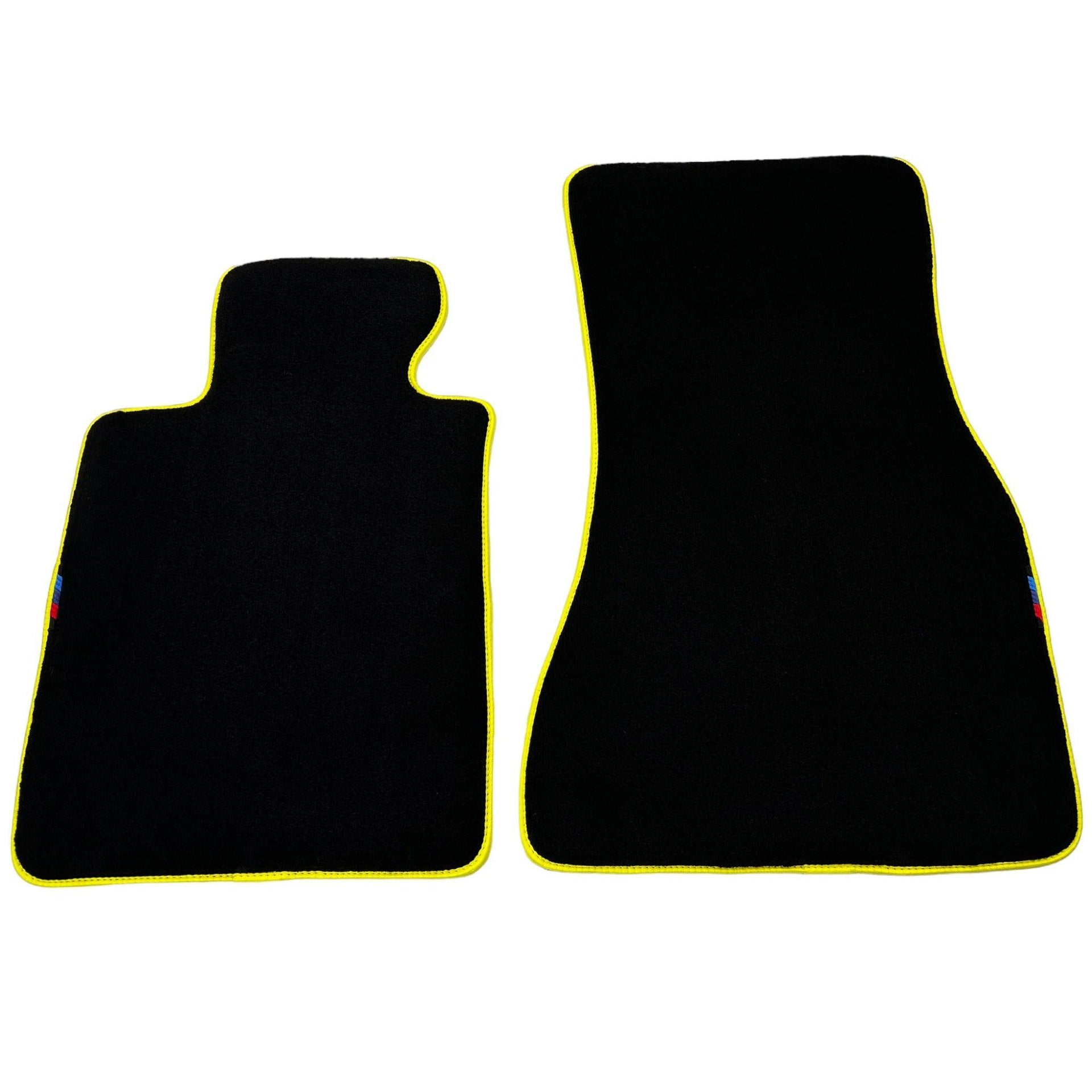Black Mats For BMW M3 E93 | Yellow Trim - AutoWin