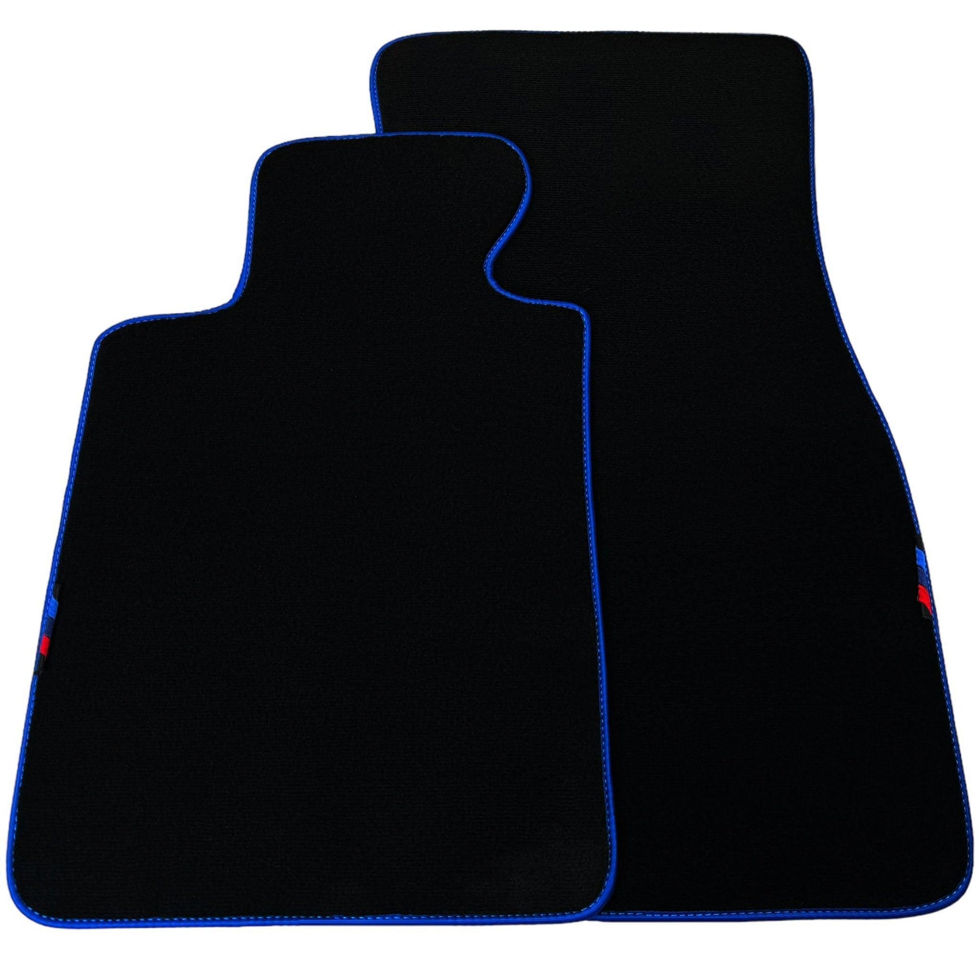 Black Mats For BMW M5 E39 | Blue Trim - AutoWin