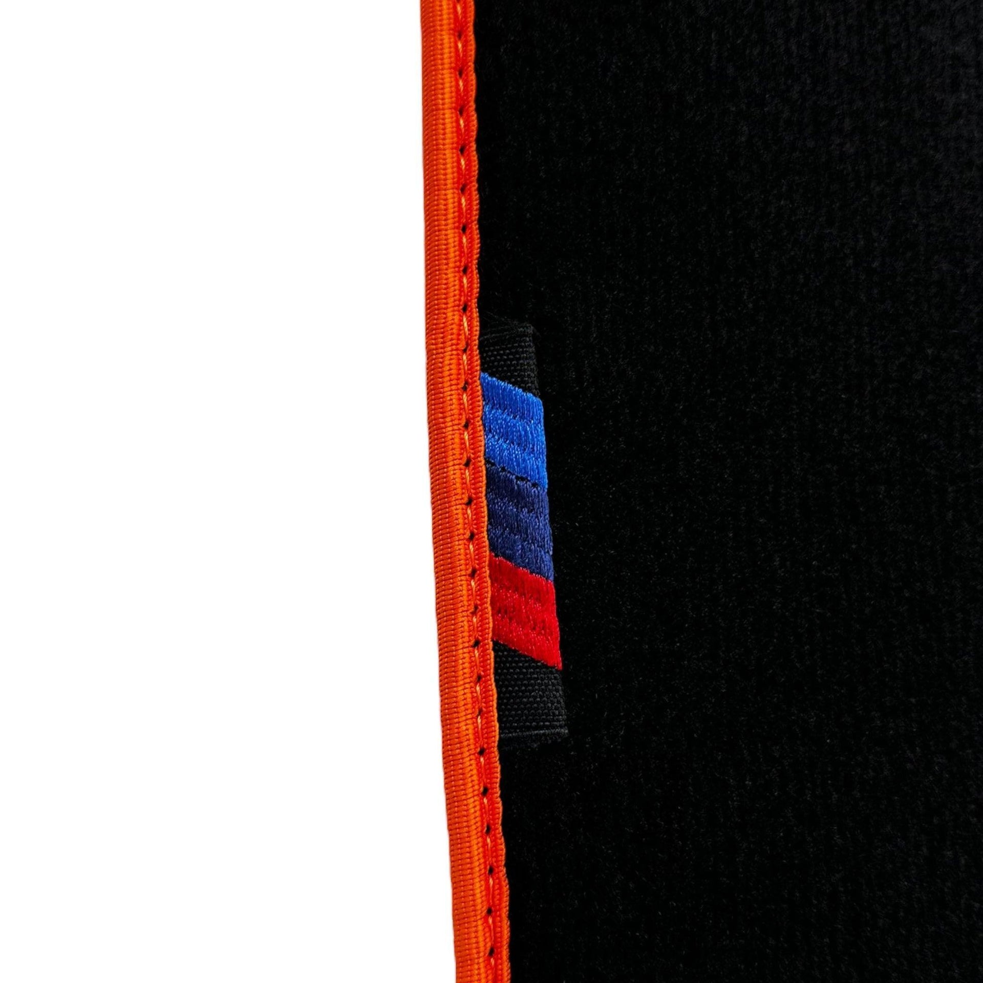 Black Mats For BMW X6 Series F16 | Orange Trim - AutoWin